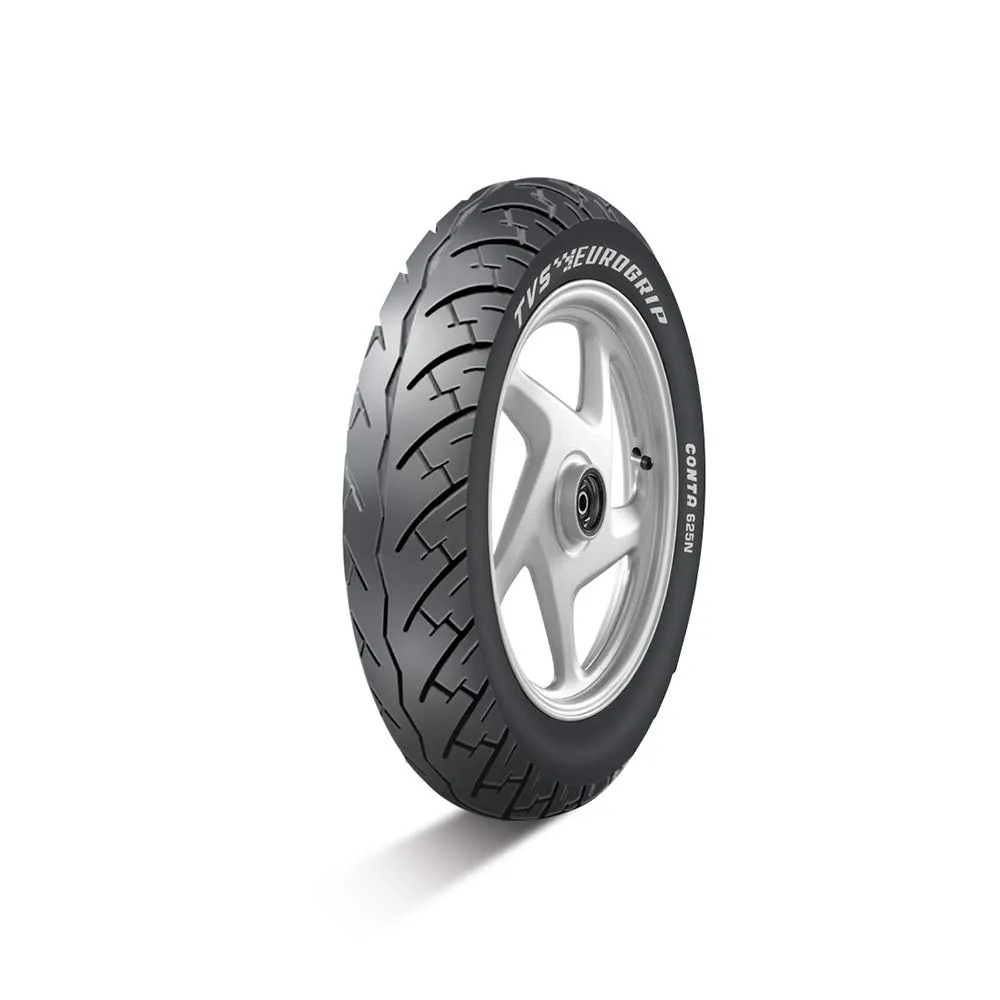 Eurogrip Tyres | 90/100-10 53J CONTA 625N Tubeless | Tyre for Front and Rear