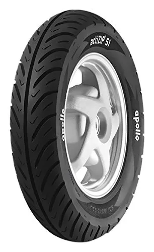Apollo tyres Actizip S1 90/100-10 Tubeless Bike Tyre, 10 Inches